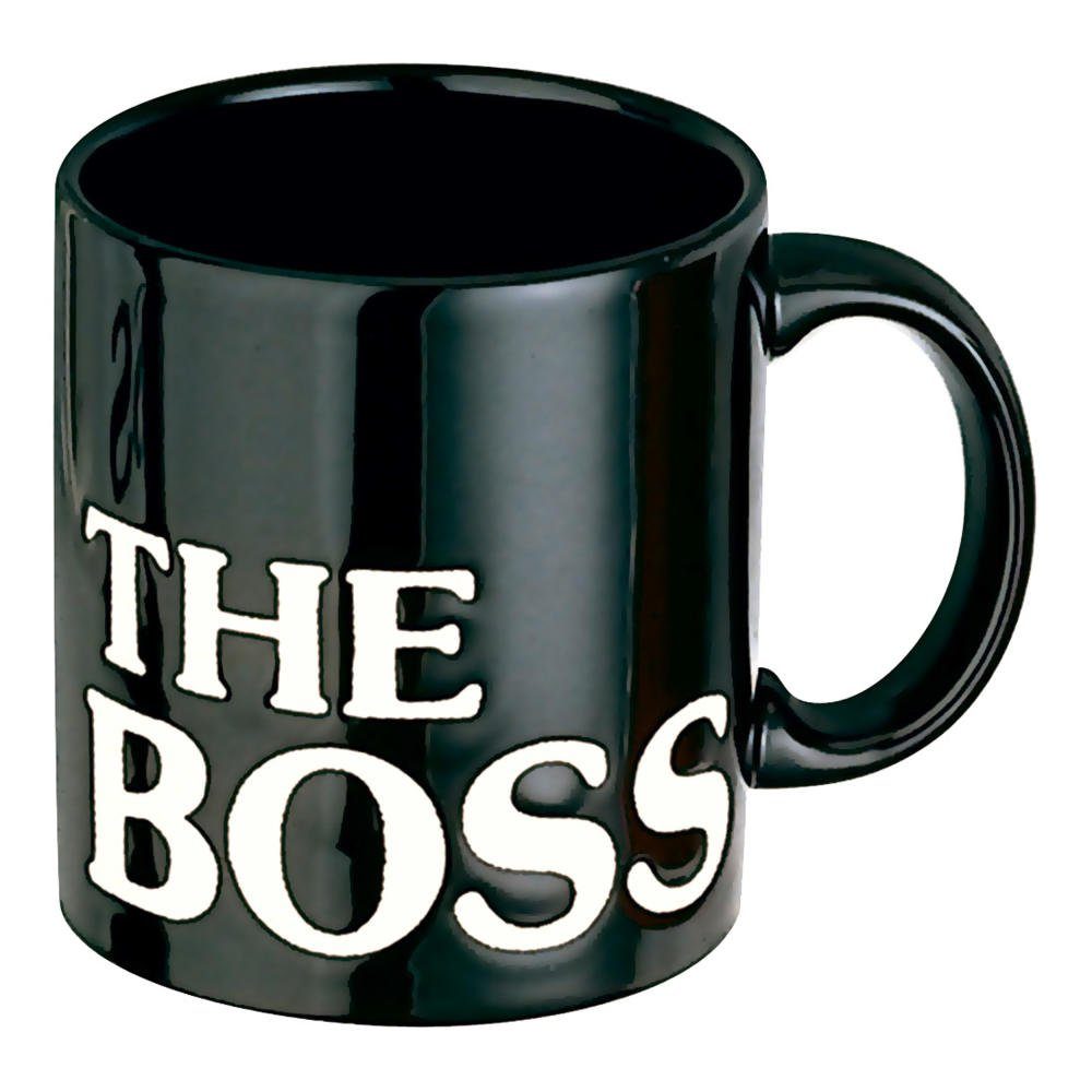 Waechtersbach Becher The Boss Schwarz 330 ml, Keramik, Trinkbecher