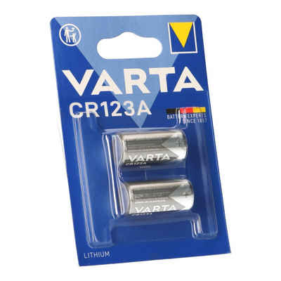 VARTA Varta CR123A 3V Lithium Batterie - 2er Blister Batterie