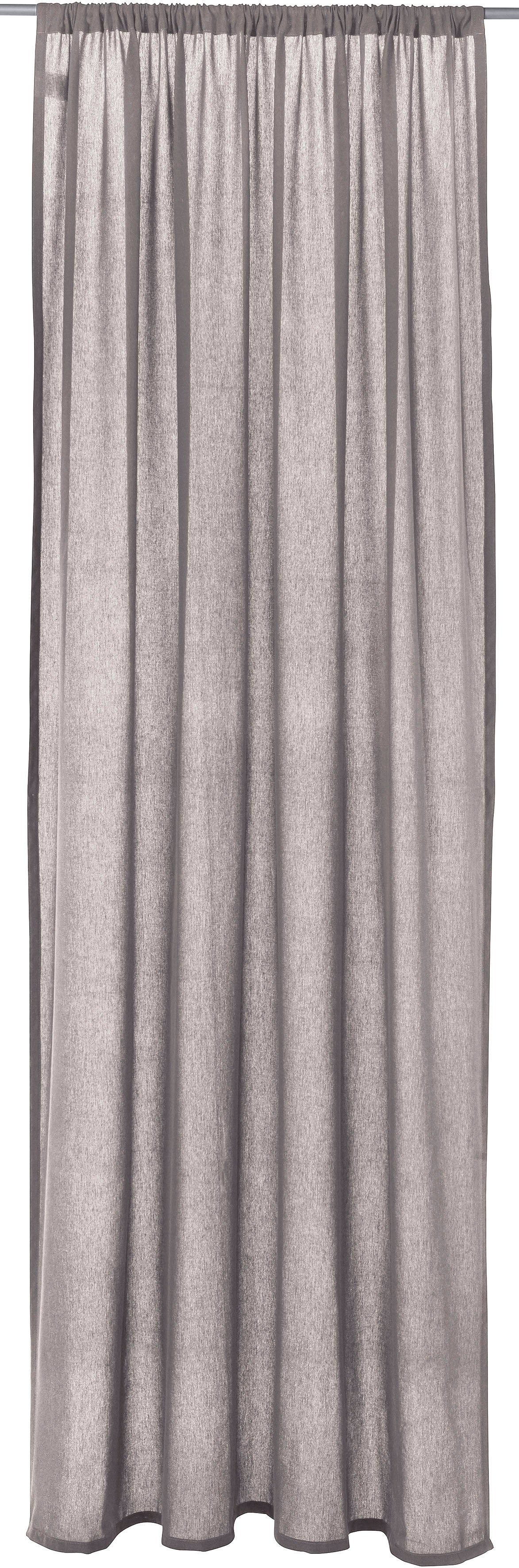 Schal, (1 Gercke, halbtransparent, verschiedene 1 Größen grau Vorhang by Home Lanea, Lena LeGer Leinenoptik, St), Stangendurchzug