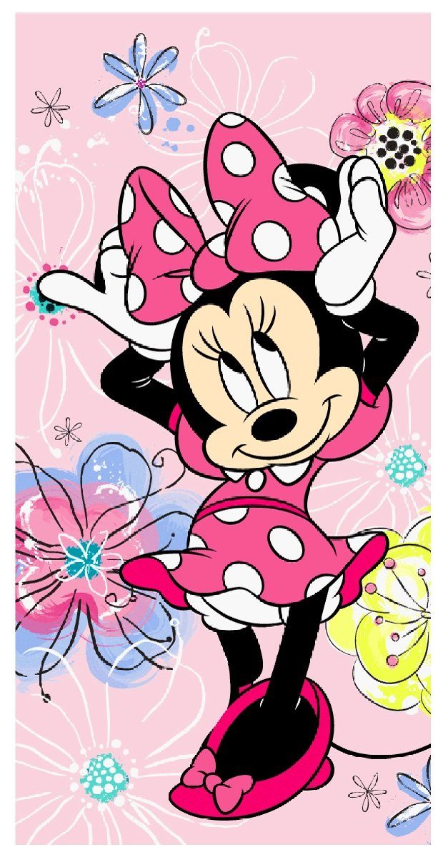 Jerry Fabrics Badetuch Disney Minnie Maus günstig online kaufen