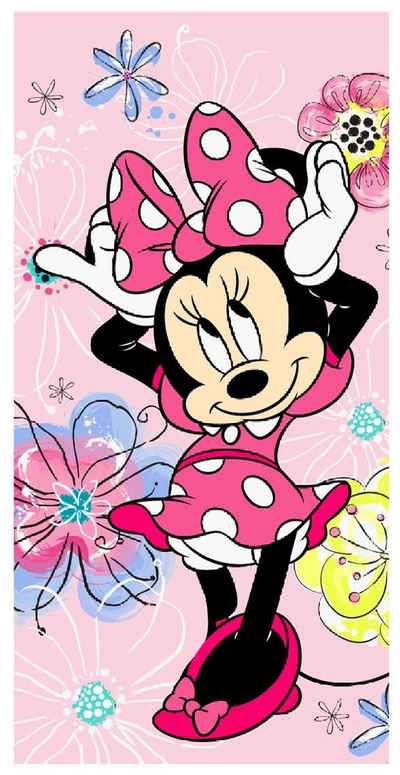 Jerry Fabrics Badetuch Minnie Mouse, Frottee (1-St)
