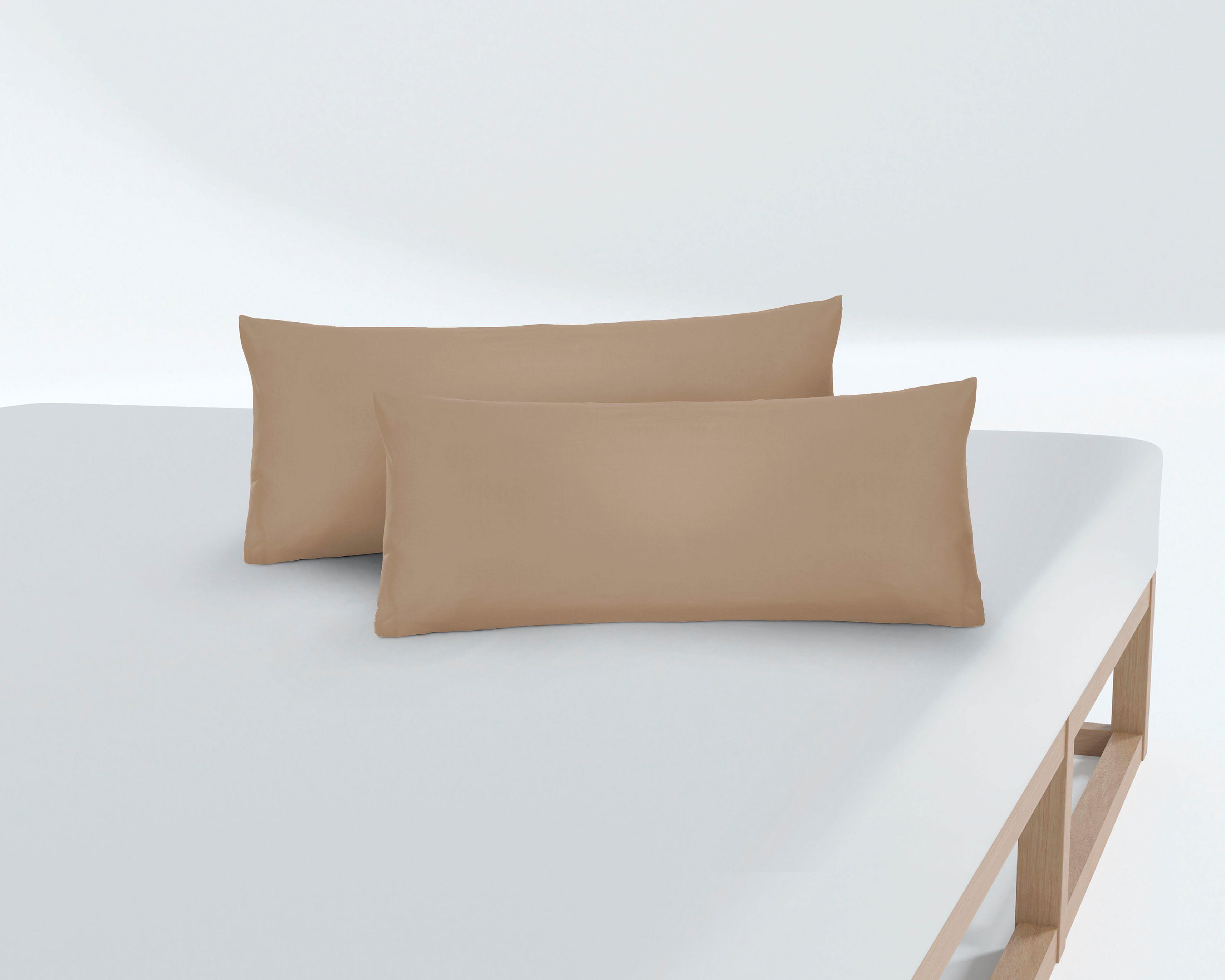 Biberna Kissenbezug Michi Feinjersey mit Reißverschluss, (2 Stück), verschi günstig online kaufen