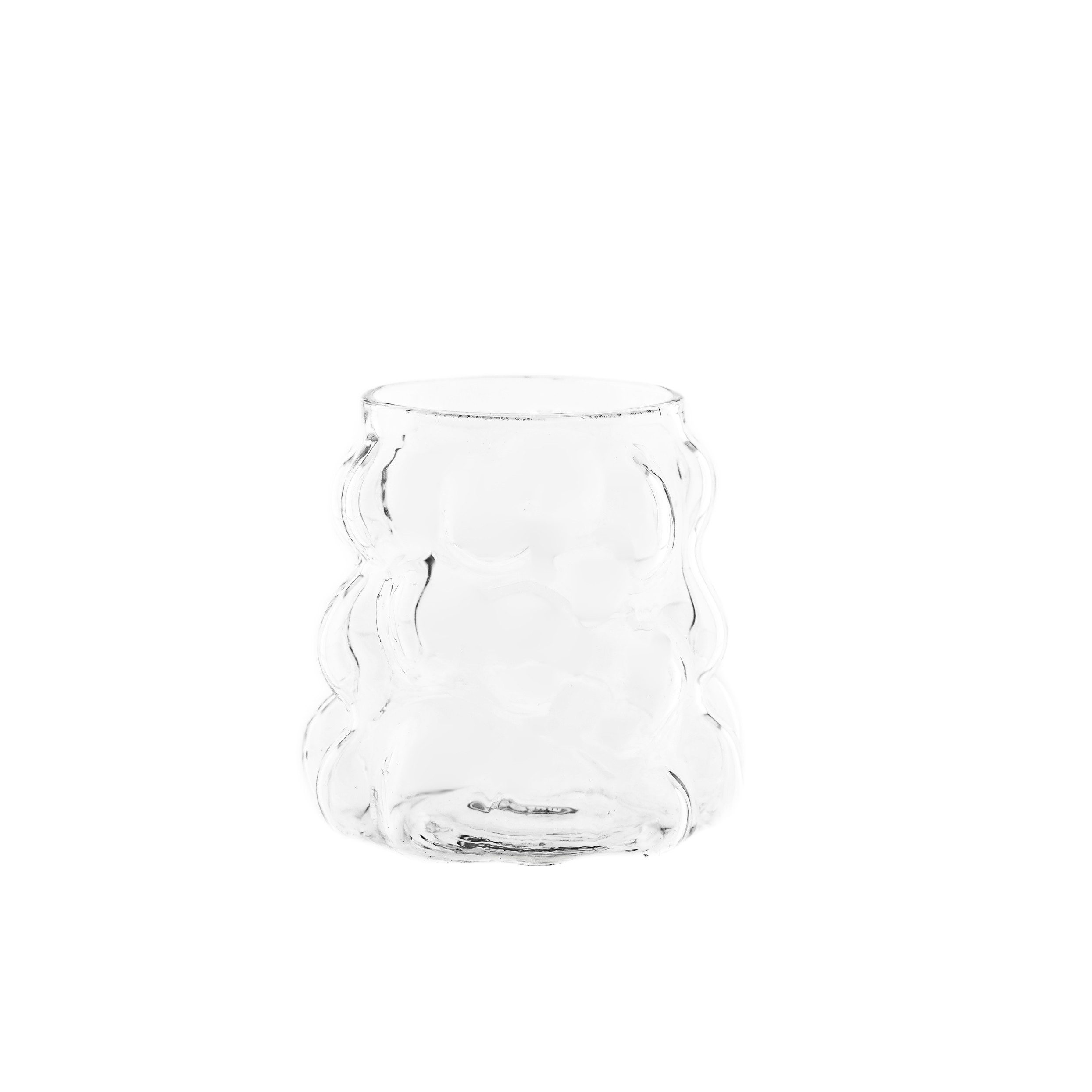 Mulex Gläser-Set Mini Bubble-Gläser 90 ml - 6-teiliges Set für Heiß- & Kaltgetränke, 6-tlg., Glas