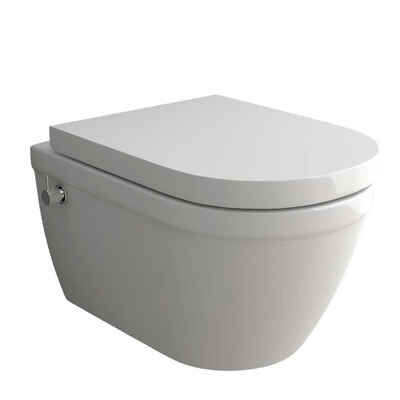 Alpenberger Dusch-WC »Alpenberger Spülrandloses Dusch WC-Toilette mit Bidet Funktion«, Wand-WC