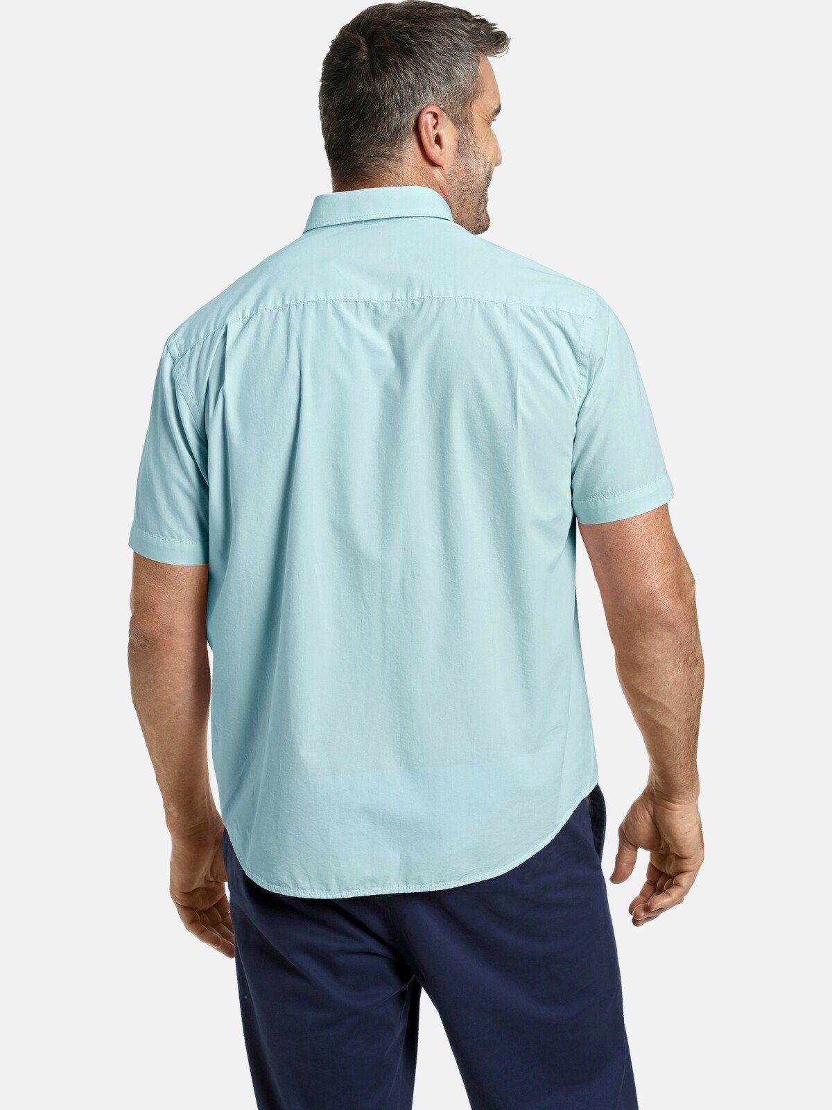 Charles Colby Kurzarmhemd DUKE GRAYSON grafischer Kragen, Comfort Fit