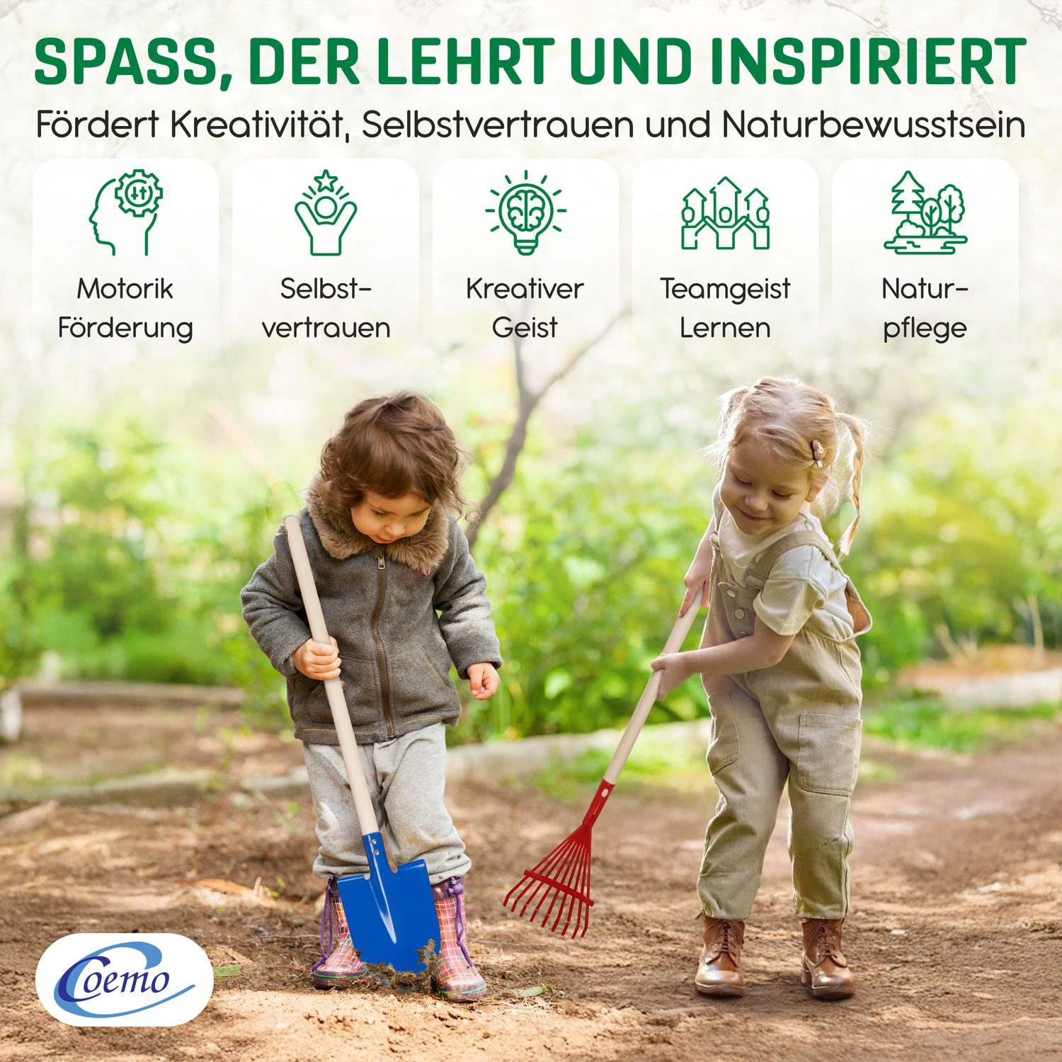 Coemo Sandkasten, Kinderschaufel Gartengeräte Spaten Sandkastenspielzeug günstig online kaufen