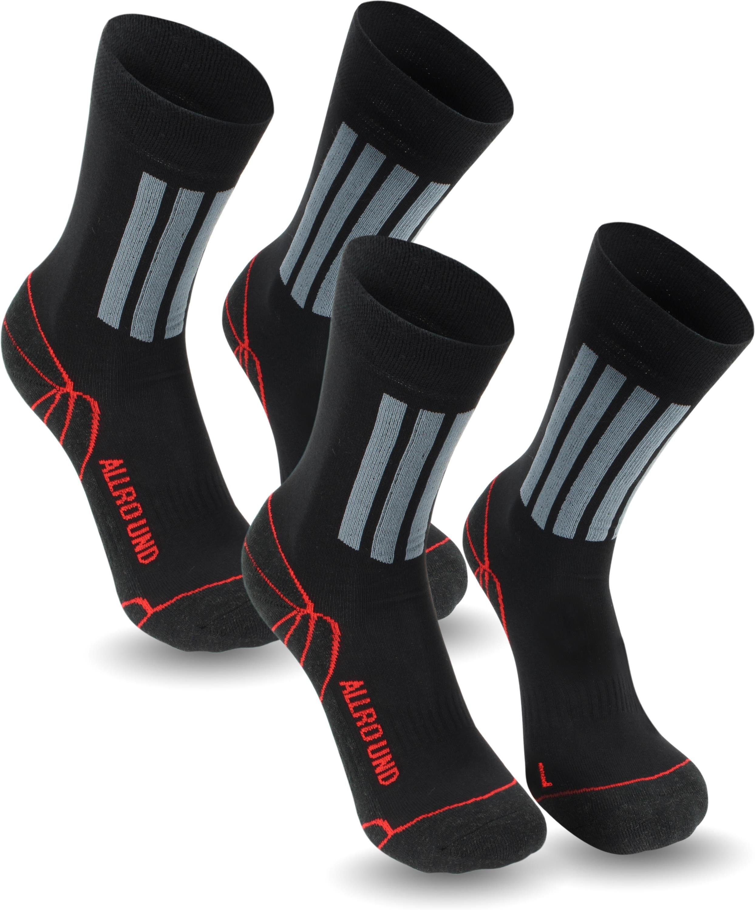 normani Sportsocken 2 Paar Allround-Sportsocken mit X-Static (2 Paar) mit Silberfaser (X-Static)