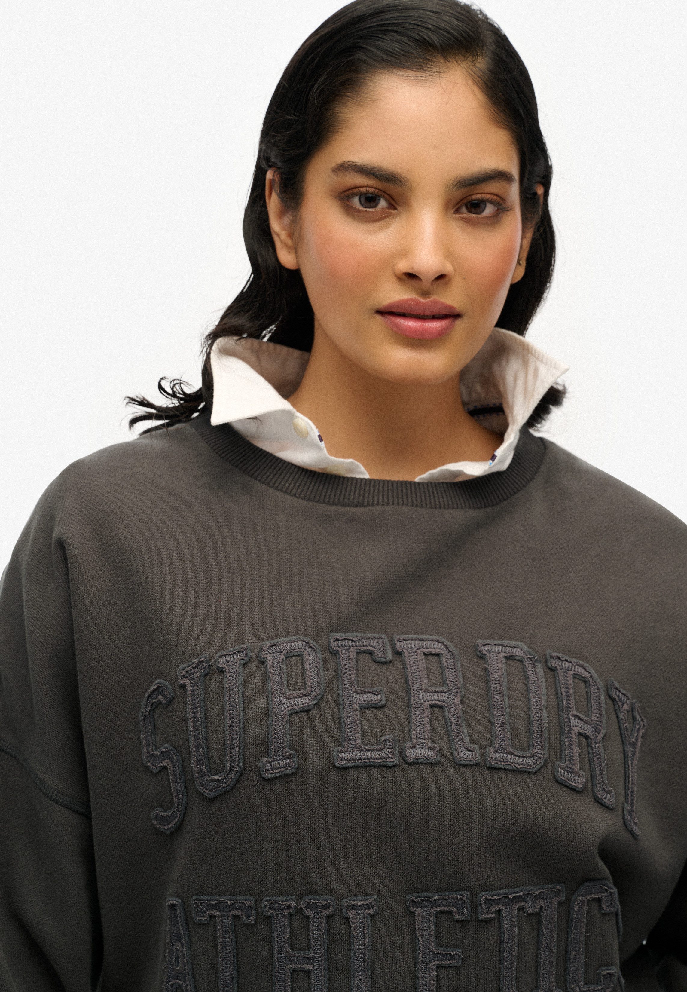 Superdry Sweatshirt ATHLETIC TONAL APPLIQUE CREW
