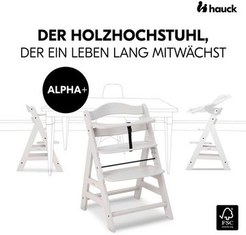Hauck Hochstuhl Alpha+, Creme, FSC® - schützt Wald - weltweit