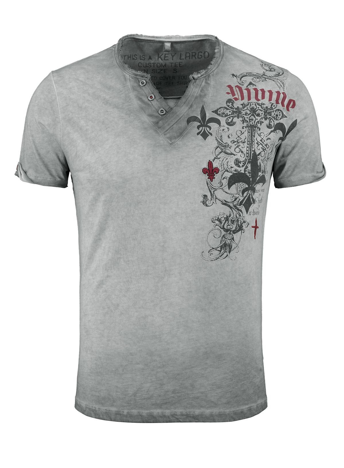Key Largo T-Shirt T-Shirt Knight Print günstig online kaufen