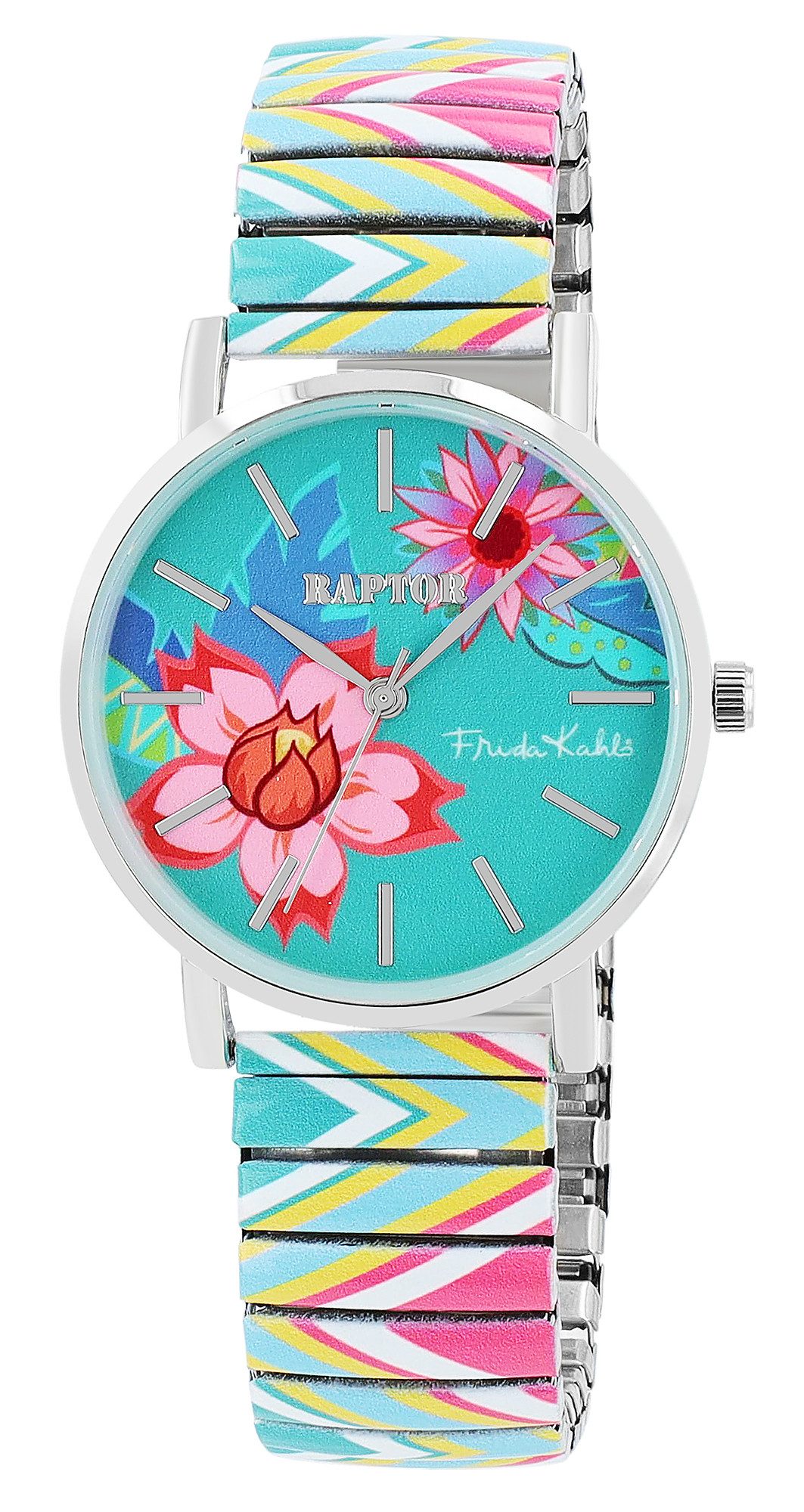 Raptor Quarzuhr Frida Kahlo Edition mit Edelstahlzugband günstig online kaufen