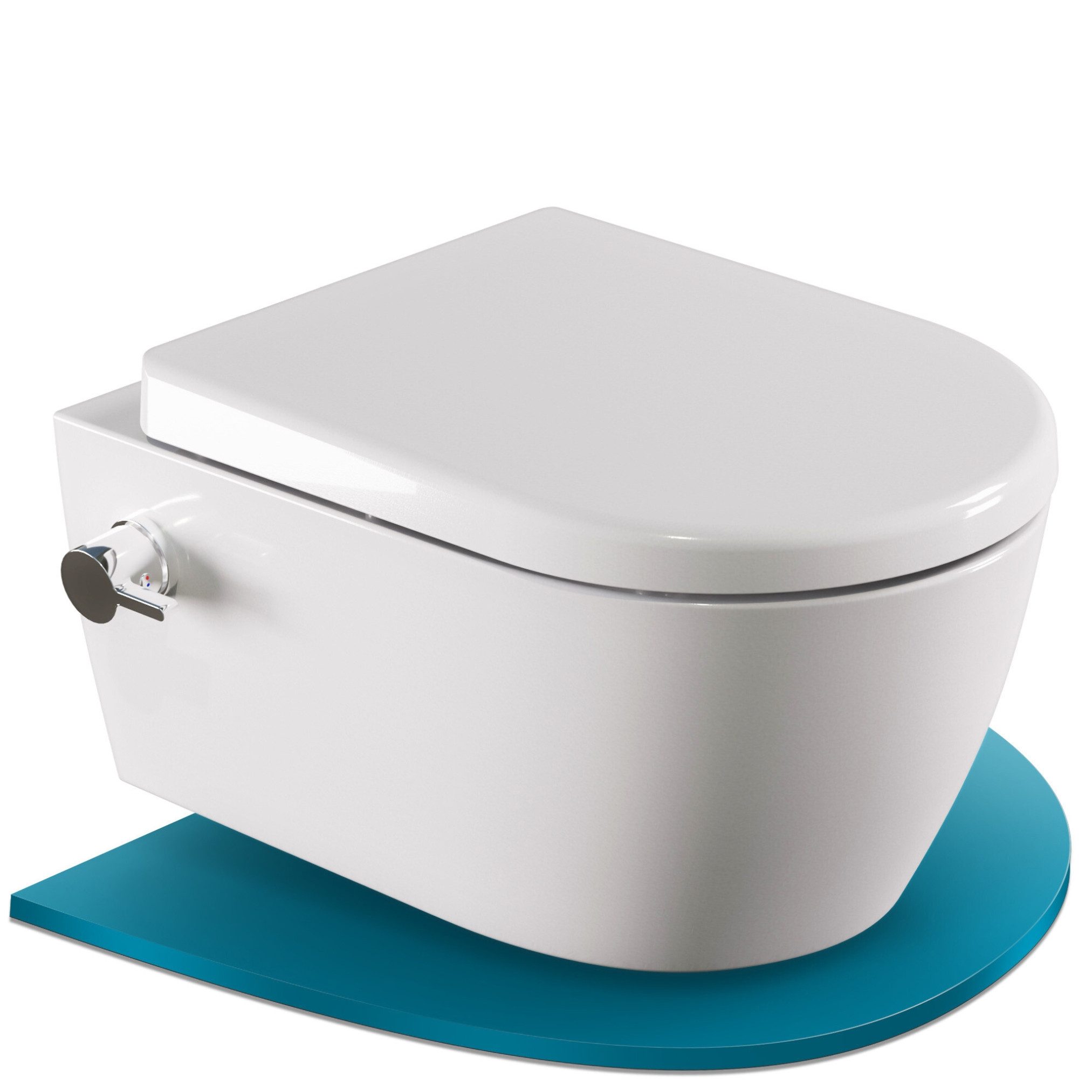 SSWW Dusch-WC mit Softclose WC-Sitz Tiefspül-WC günstig online kaufen