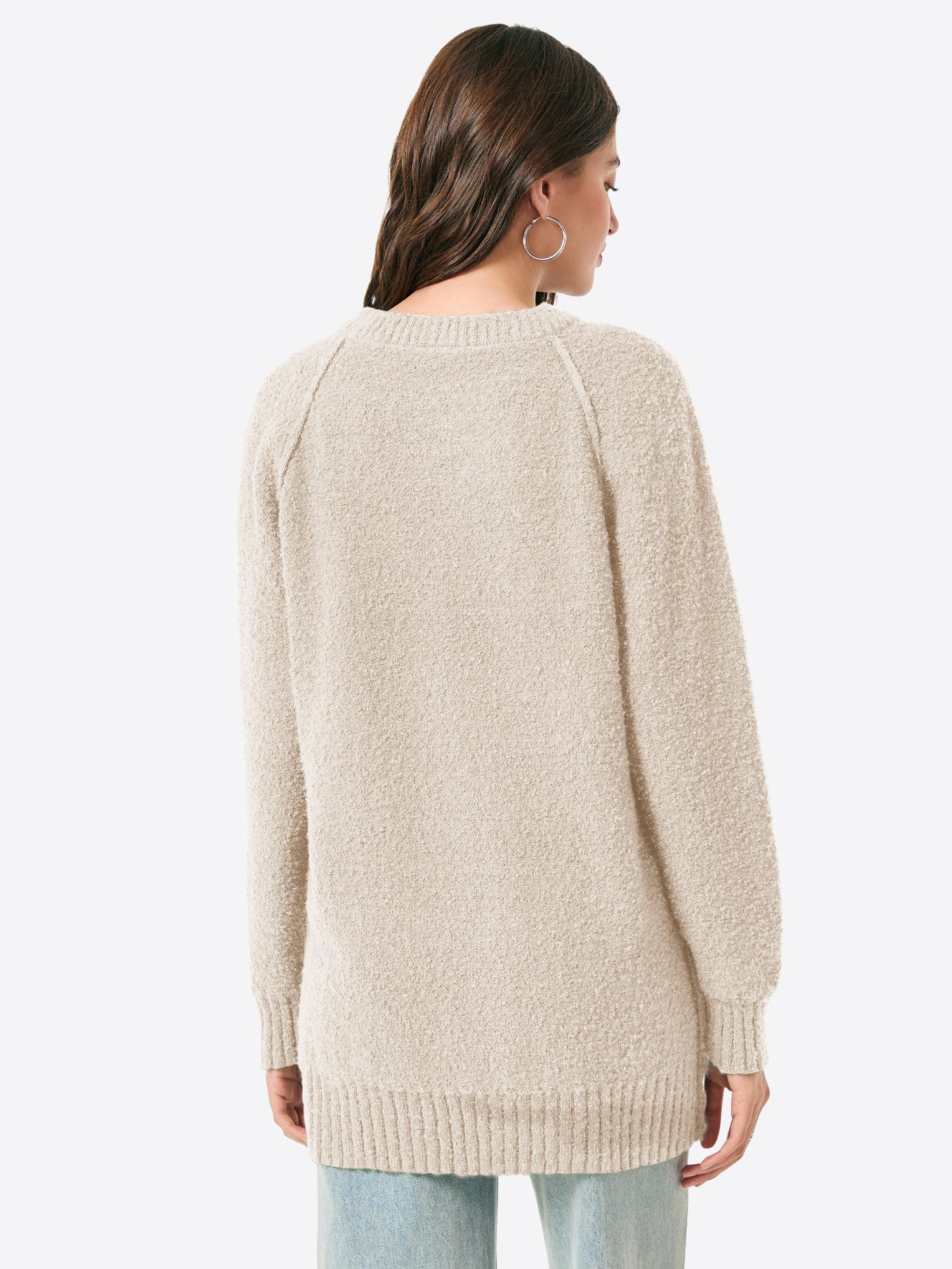 Imily Bela Sweater Damen Oversize Fleecepullover (Packung, 1-tlg., 1per-Pac günstig online kaufen