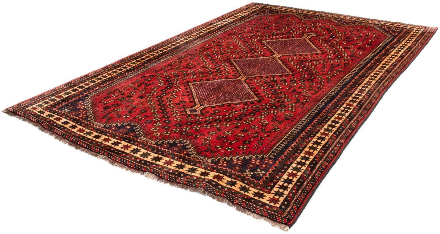 Wollteppich Shiraz Medaillon Rosso 290 x 205 cm, morgenland, rechteckig, Höhe: 10 mm, Unikat mit Zertifikat