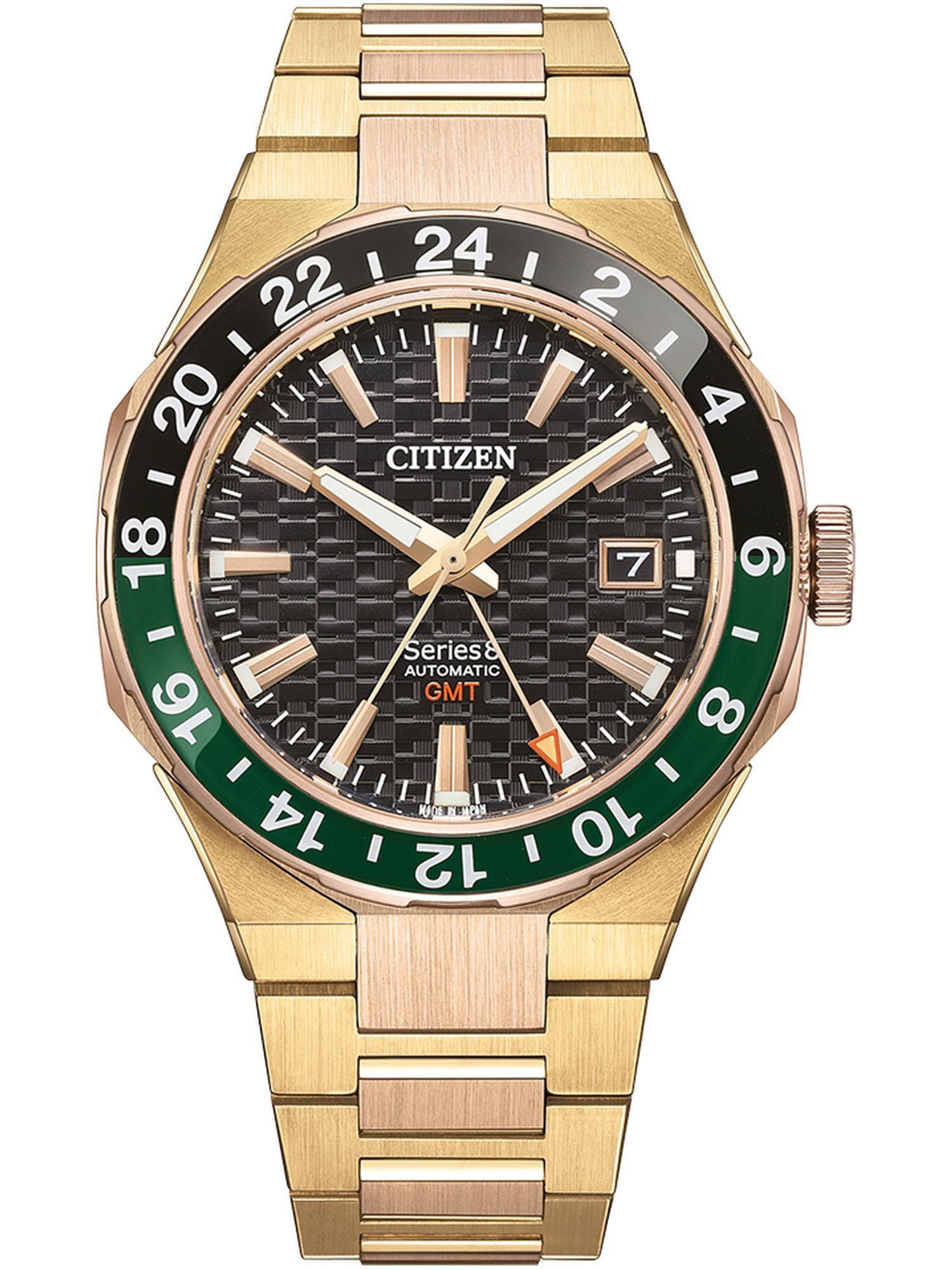 Citizen Quarzuhr NB6033-51E NB6033-51E, Citizen NB6033-51E Uhr Herrenuhr Edelstahl Datum gold