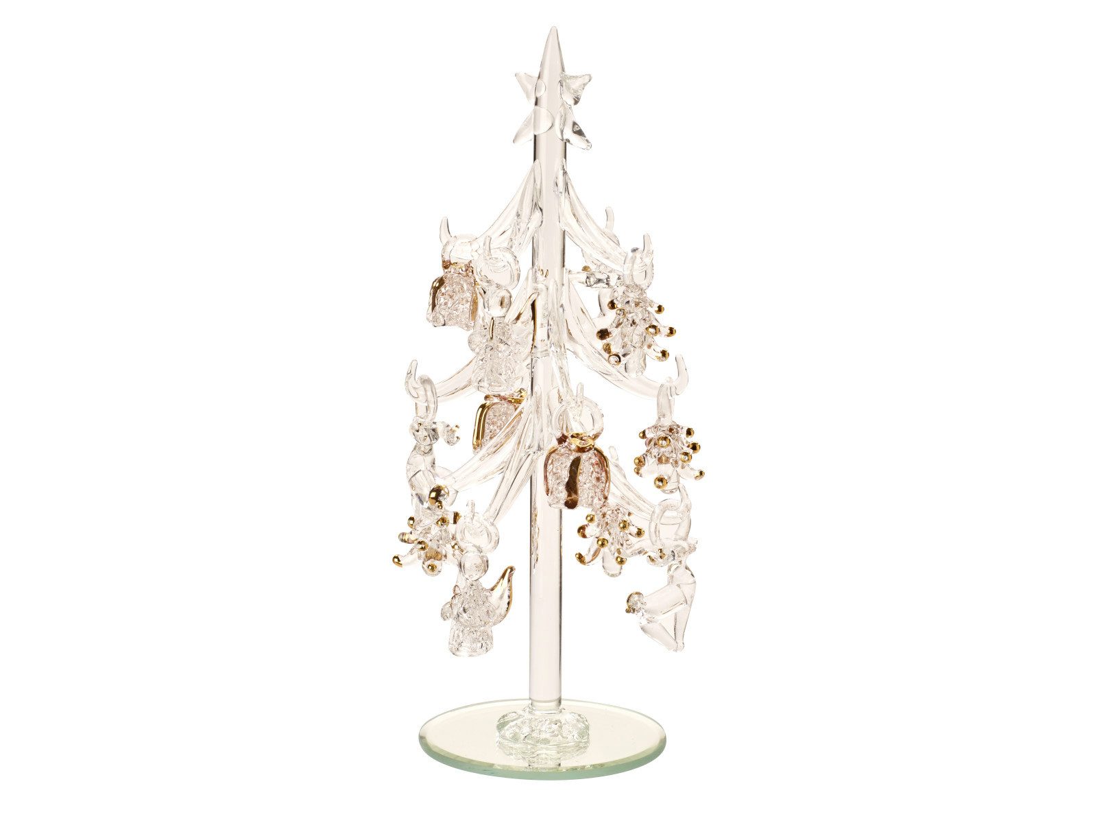 Villeroy & Boch Weihnachtsfigur Winter Collage Accessoires Glasbaum mit Ornamenten