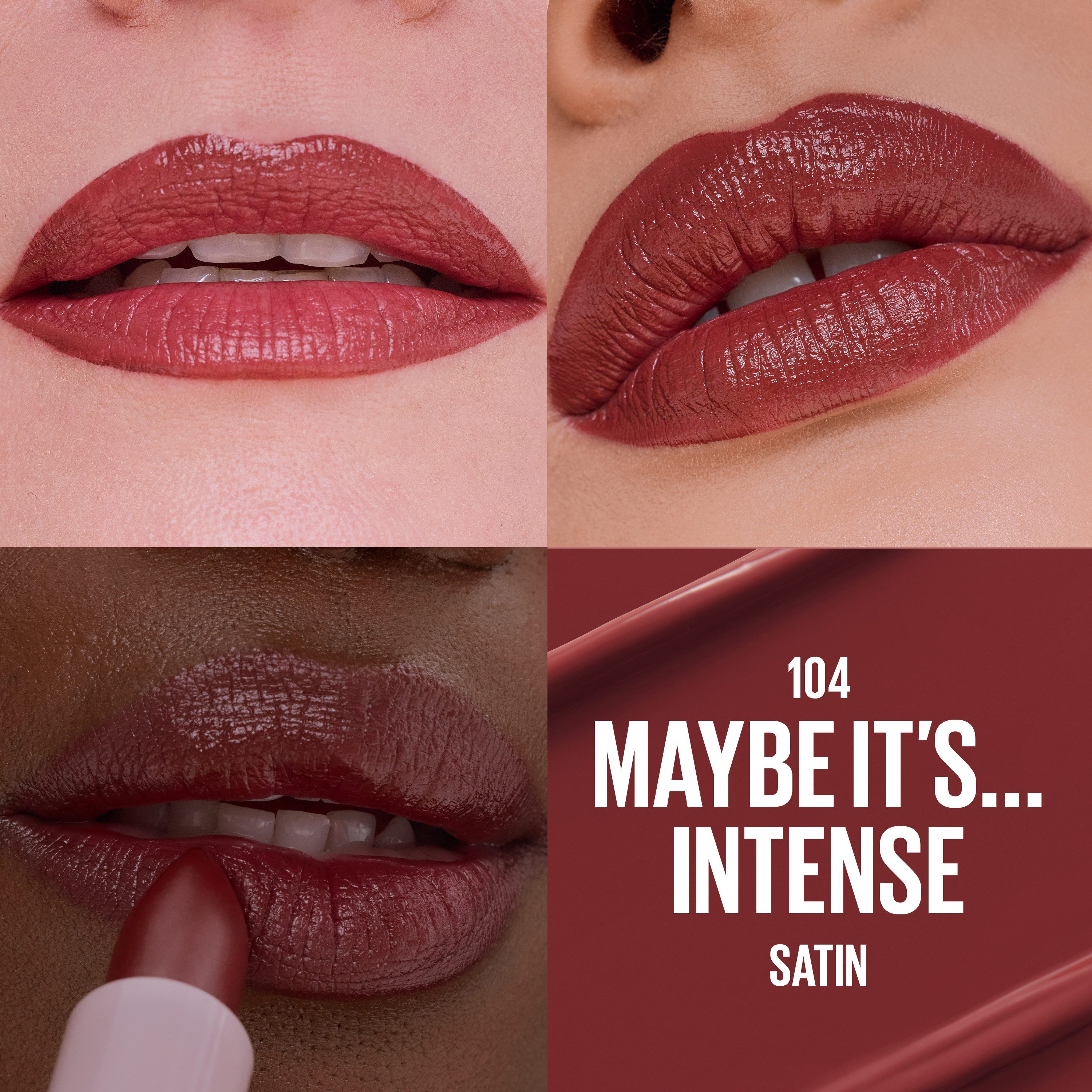 MAYBELLINE NEW YORK Lippenstift SERUM LIPSTICK SATIN, 8 Stunden lang feuchtigkeitsspendend und aufpolsternd