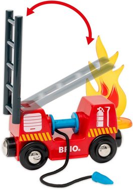 BRIO® Spielzeug-Eisenbahn BRIO® WORLD, Smart Tech Sound Feuerwehreinsatz, FSC® - schützt Wald - weltweit