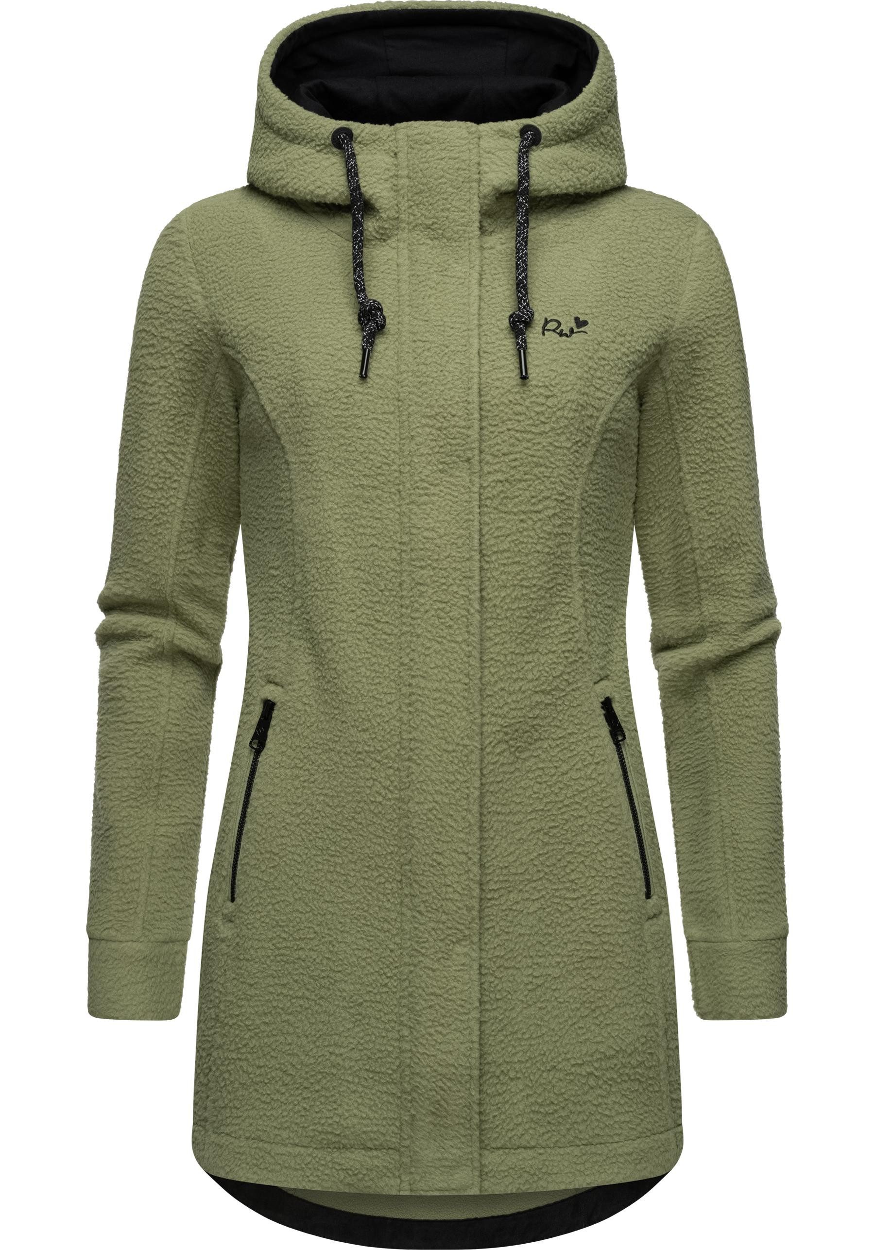Ragwear Fellimitatmantel Letti Teddy-Fleece Kuschelig weicher Teddyfleece-Mantel – Bild 4 von 5