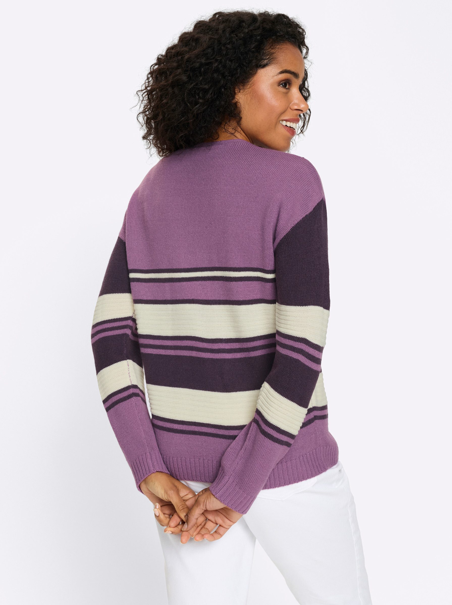 Sieh an! Strickpullover Langarm-Pullover Langarm Jersey günstig online kaufen