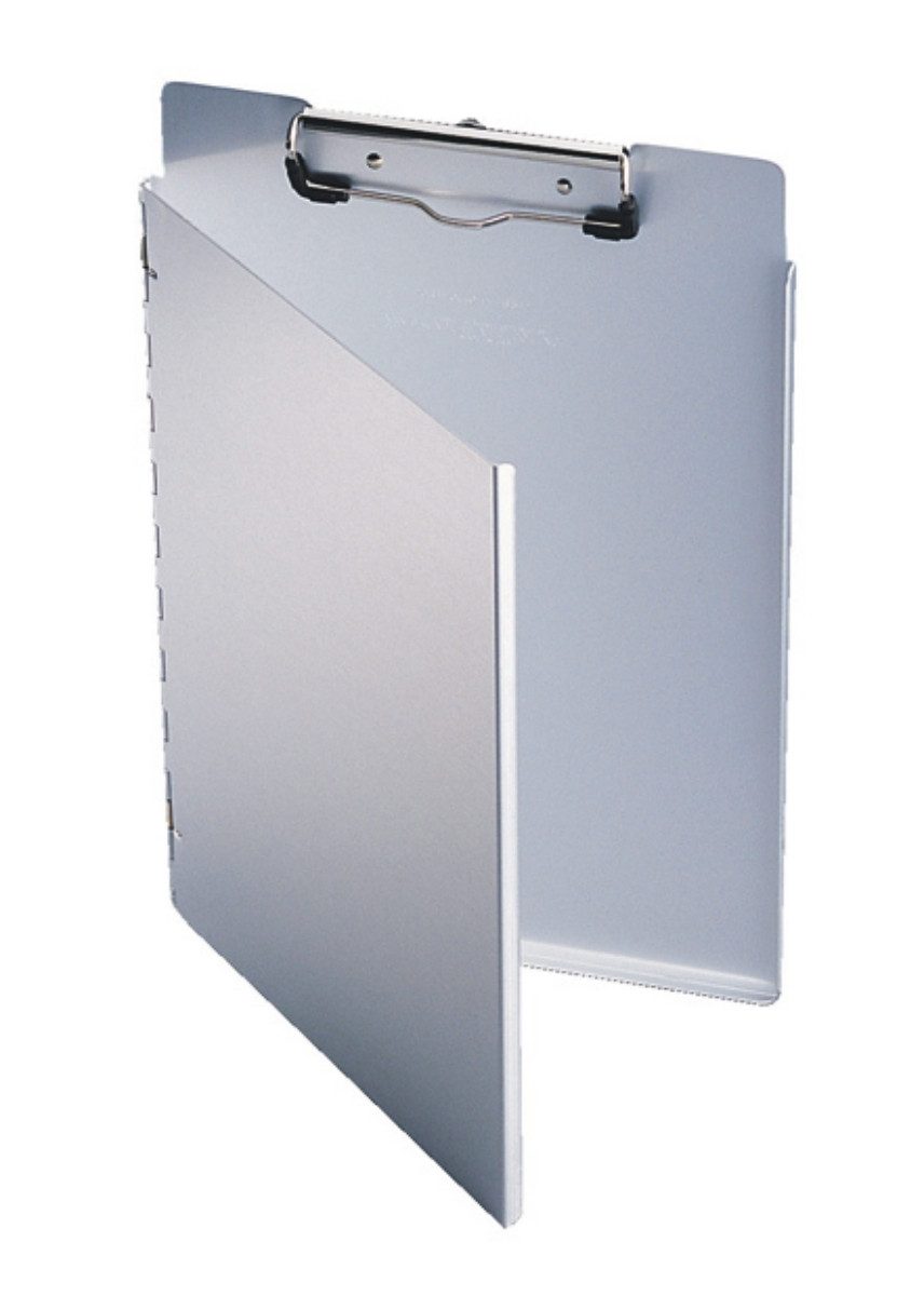 Schreibmappe Klemmbrett A4 L Aluminium metallic silber