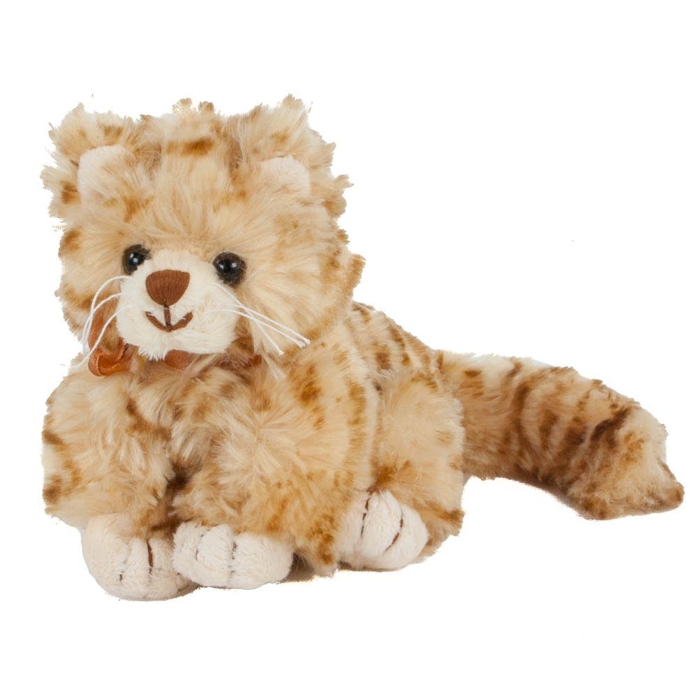 Bukowski Kuscheltier Bukowski Katze Loke 18 cm braune Schleife