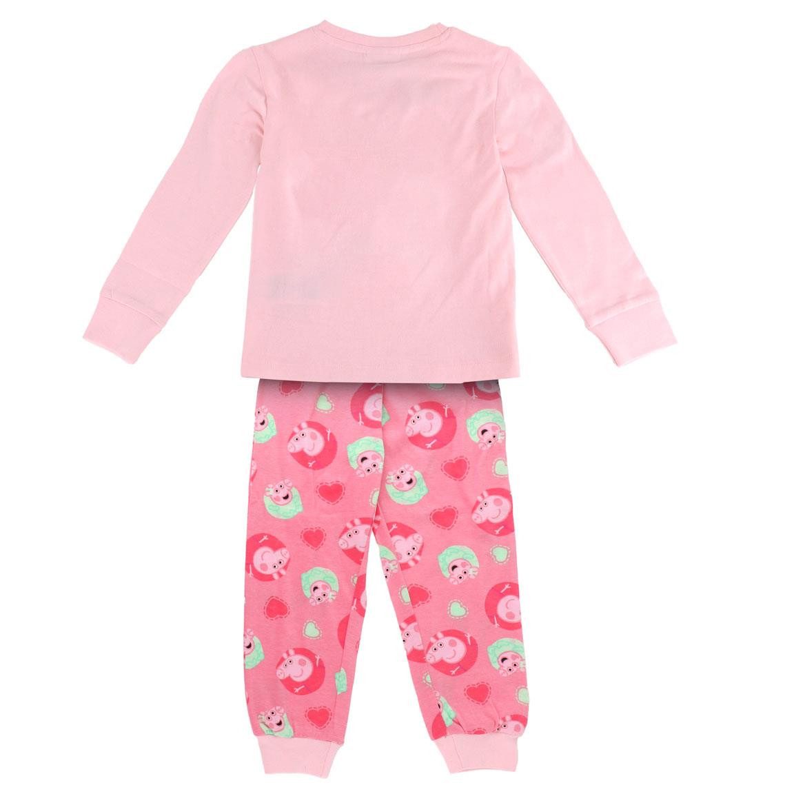 Peppa Pig Schlafanzug Peppa Pig Mädchen Schlafanzug langarm Pyjama (Peppa Wutz)