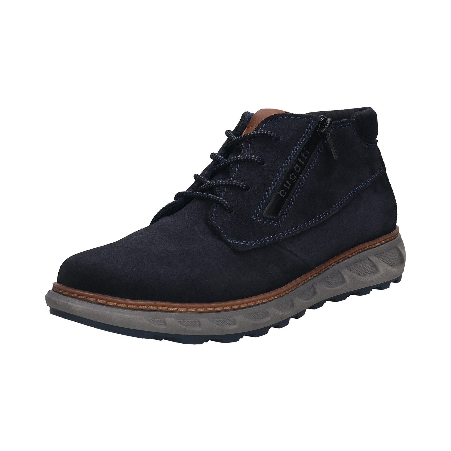 bugatti Herren Stiefelette 321-AP730-1400-4100 dark blue Stiefelette