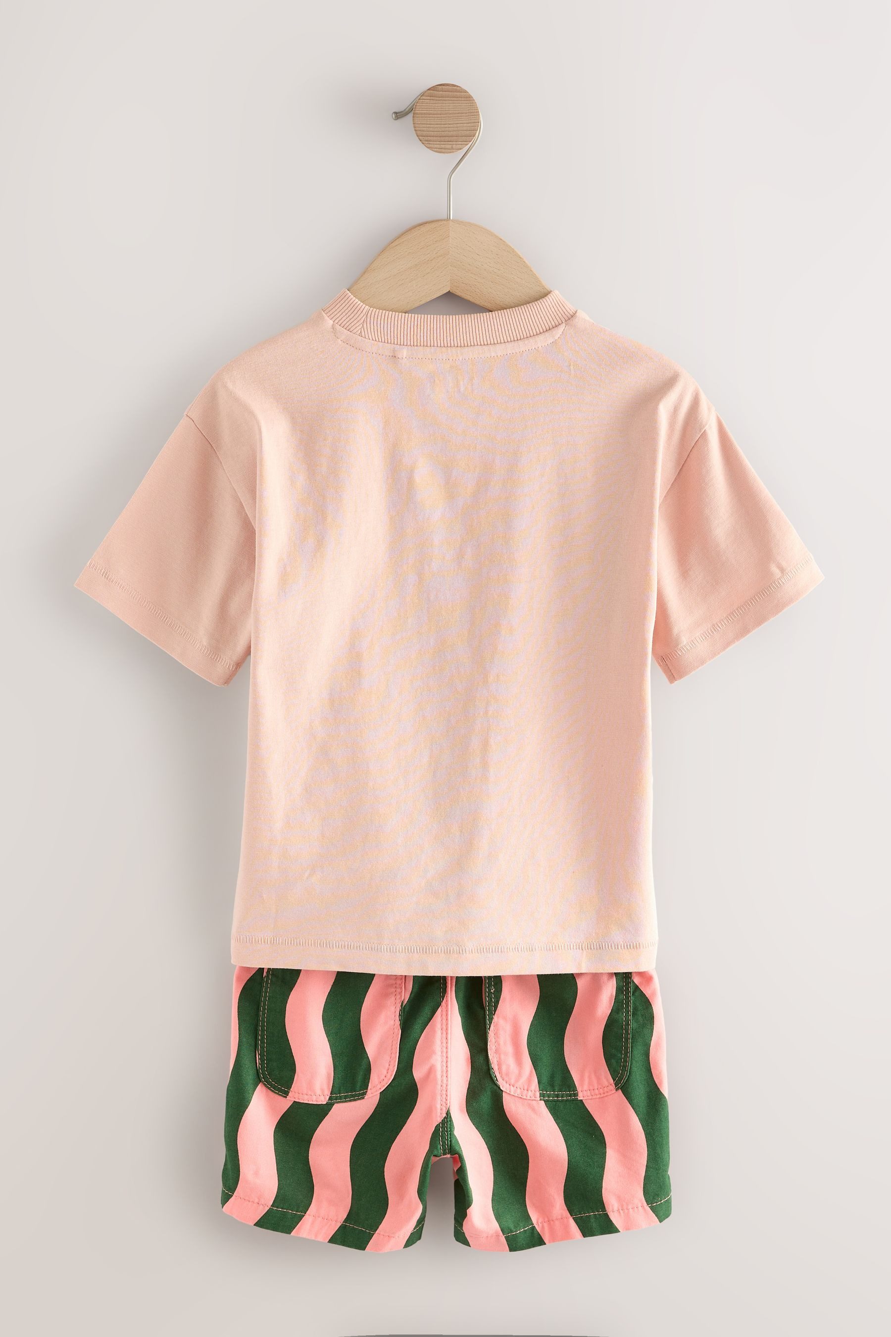 Next Shirt & Shorts T-Shirt und Shorts aus 100 % Baumwolle (2-tlg)
