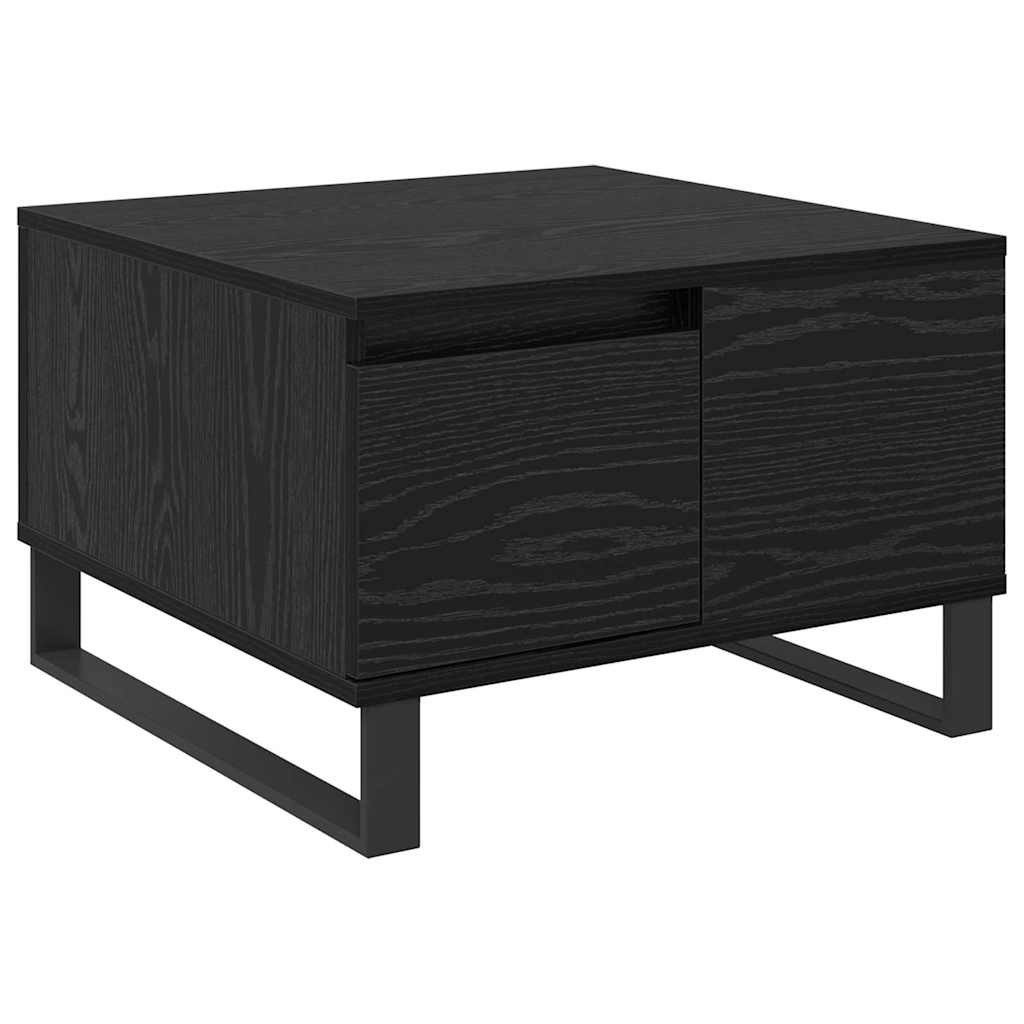 Couchtisch Couchtisch Schwarz Eichen-Optik 55 x 55 x 36,5 cm Holzwerkstoff