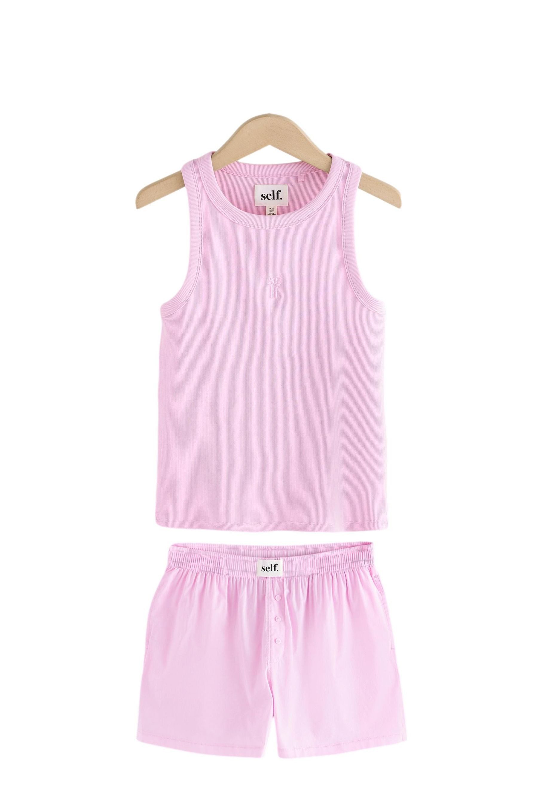 self Pyjama Self. Kurzer Schlafanzug mit günstig online kaufen
