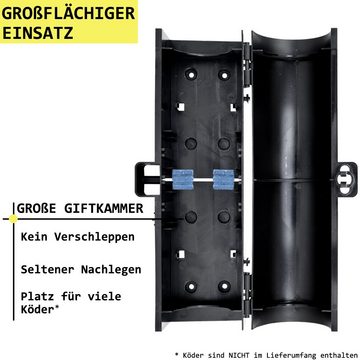 Petigi Köderbox 20x Köderbox Rohr Köderstation Mäusebox Rattenbox Falle Nagerstation