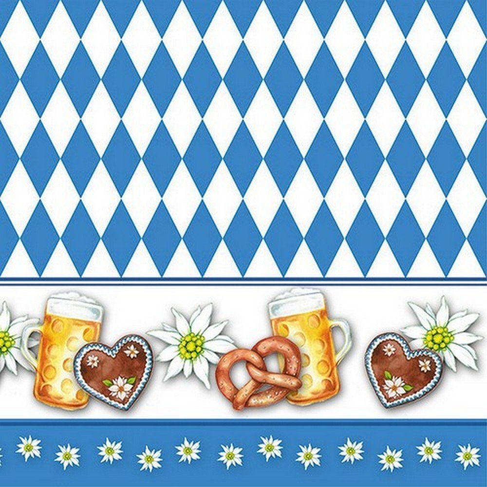 Ambiente Luxury Paper Products Papierserviette 20 Салфетки Oktoberfest 33x33cm, (20 St)