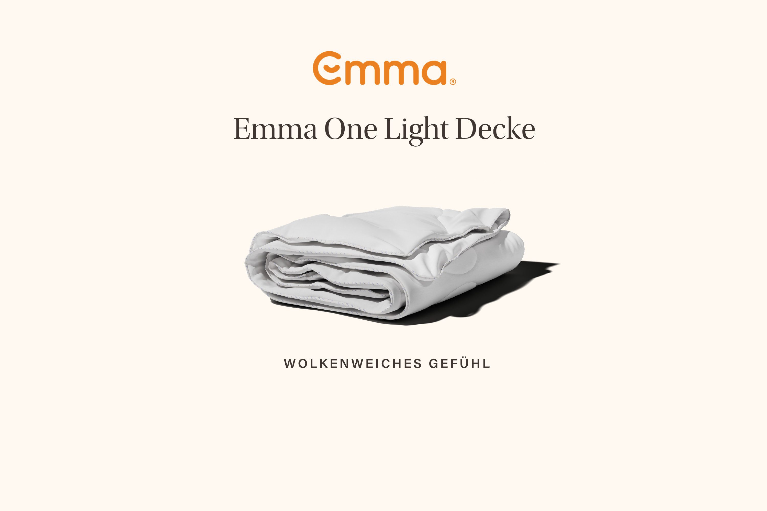 Emma Sommerbettdecke Emma One Light Decke, Gesteppte Decke für durchgehend gemütliche Nächte