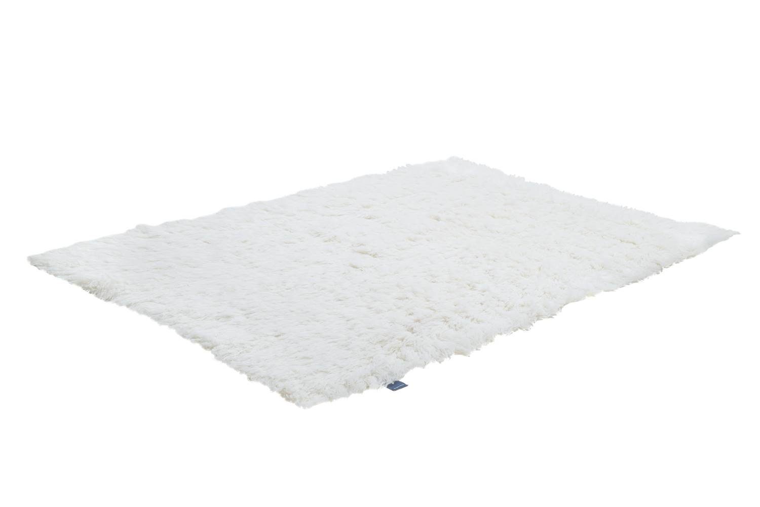 TOM TAILOR Flokati-Teppich Fluffy, pflegeleicht, strapazierfähig, Schurwollshaggy, Rechteckig, handgewebt, Schurwolle