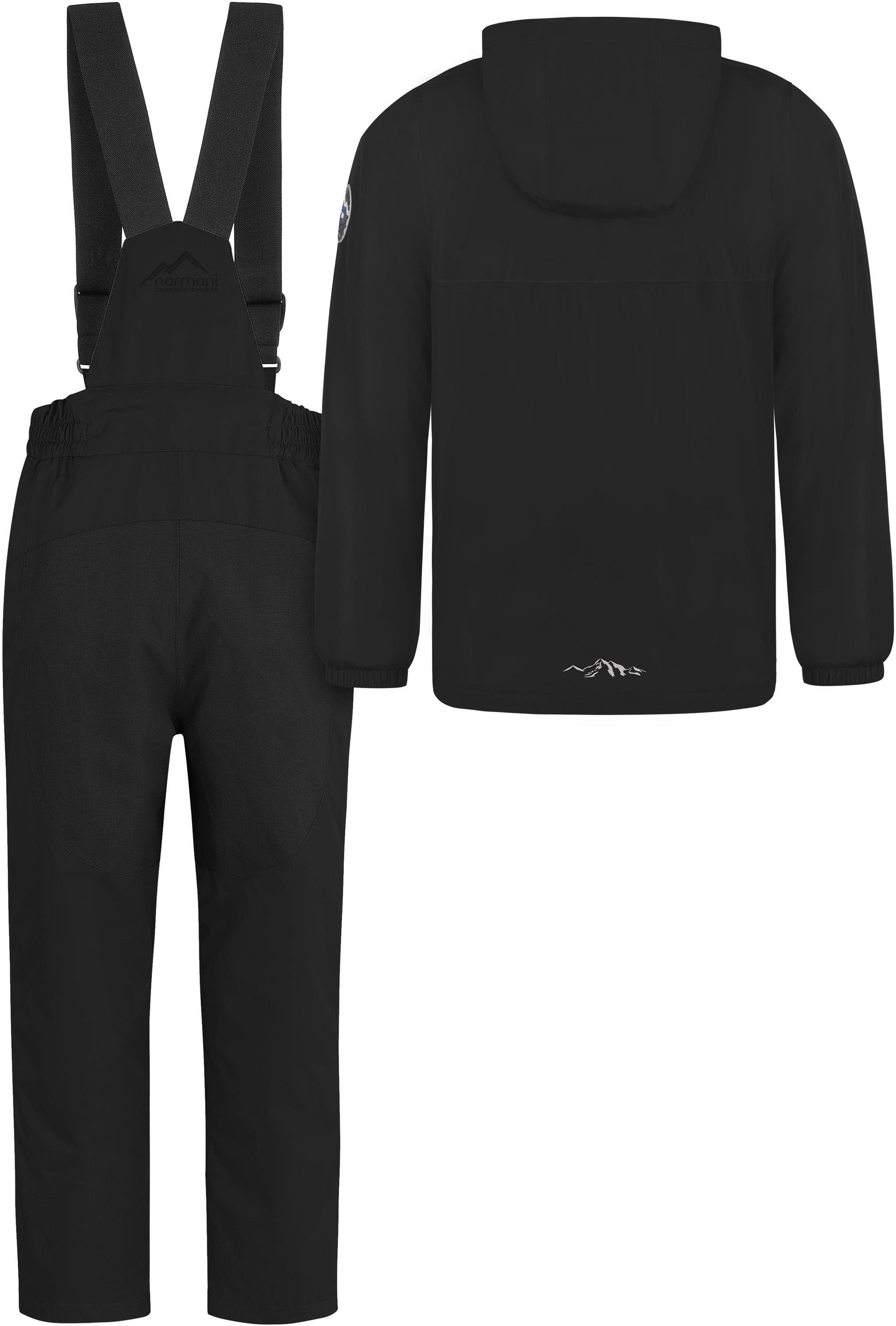 normani Winterjacke Kinder WinterSet Thermohose und Thermojacke Wasserdichte Ski Thermohose und Winterjacke Schneeanzug Ski Set