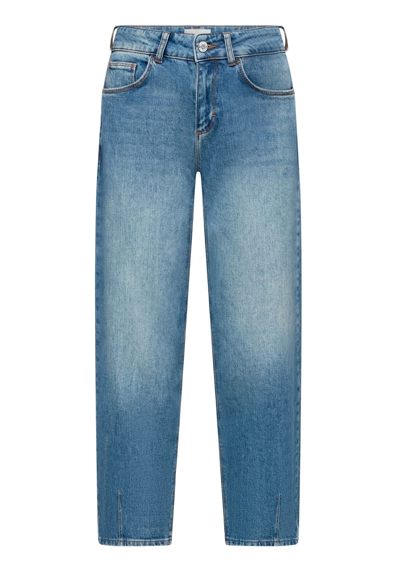 Cartoon Ankle-Jeans Damen mit Waschung