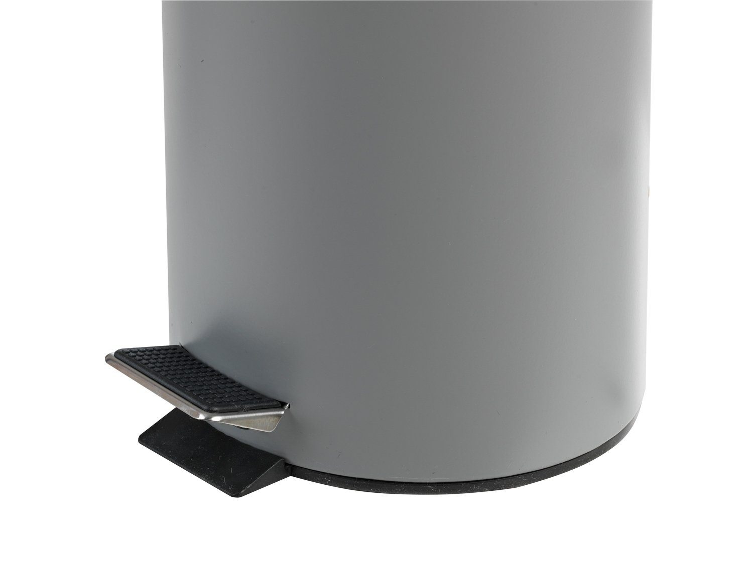 Home4You Mülleimer LUKI, Treteimer, Edelstahl, Edelstahl, 3 Liter