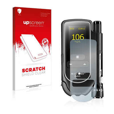 upscreen Schutzfolie für Accu-Chek Mobile, Displayschutzfolie, Folie klar Anti-Scratch Anti-Fingerprint