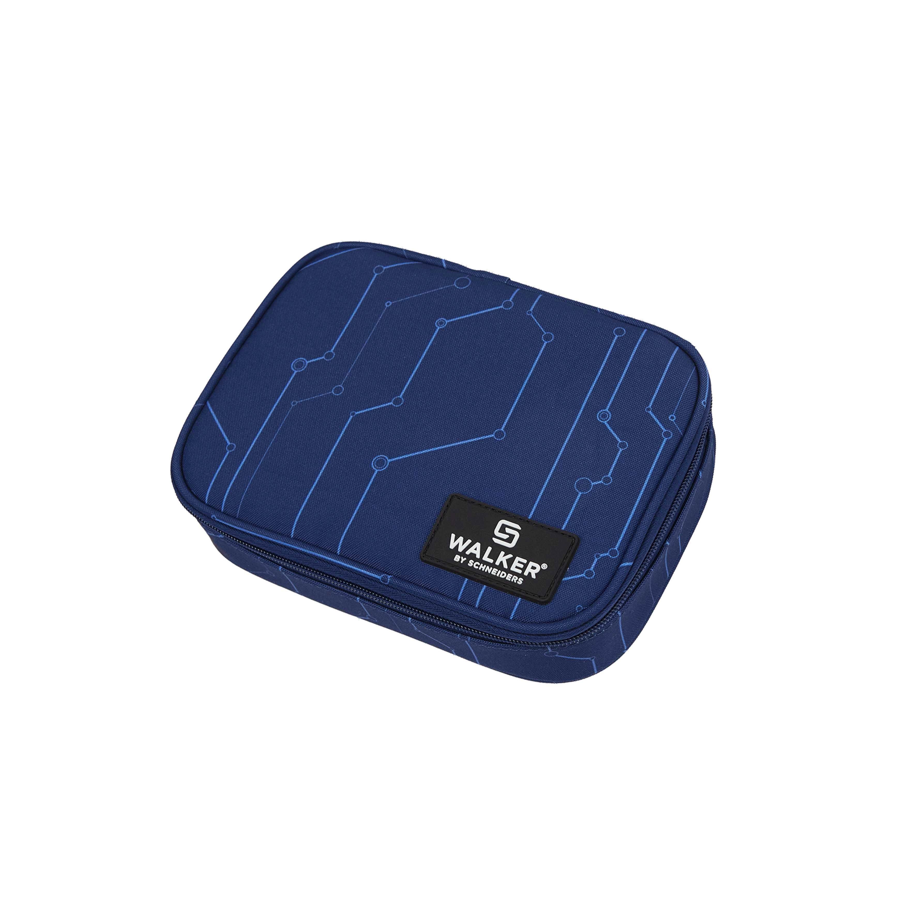 Walker Пенали walker® 49114-357 Schüleretui Wizzard Wizzard XL - Cyber Blue, 22,5 x