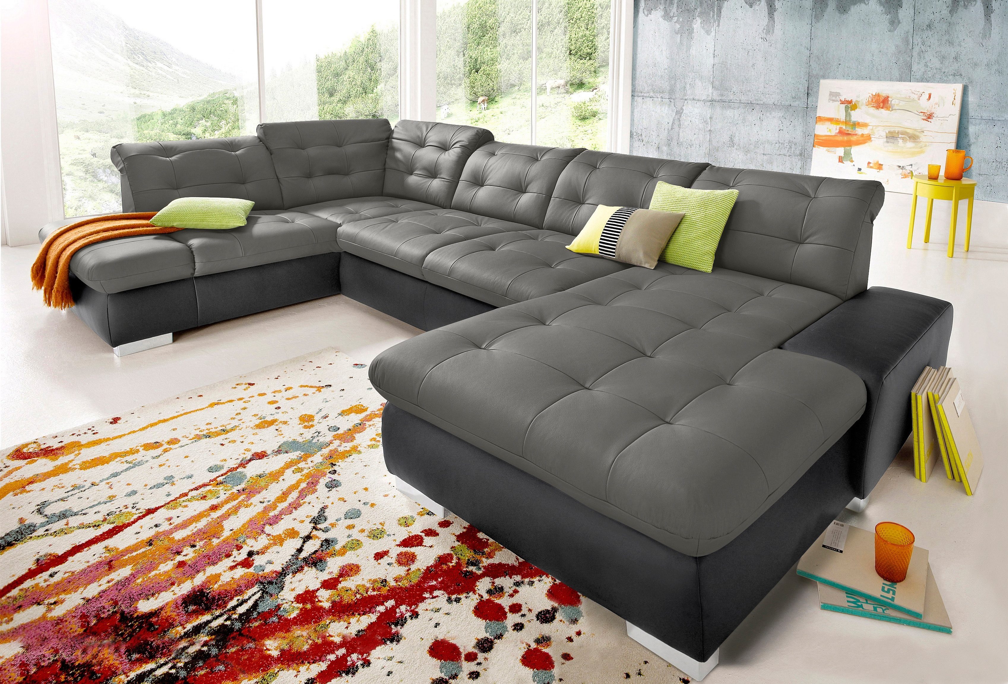 sit&more Wohnlandschaft "Palomino U-Form" wahlweise in XL oder XXL günstig online kaufen