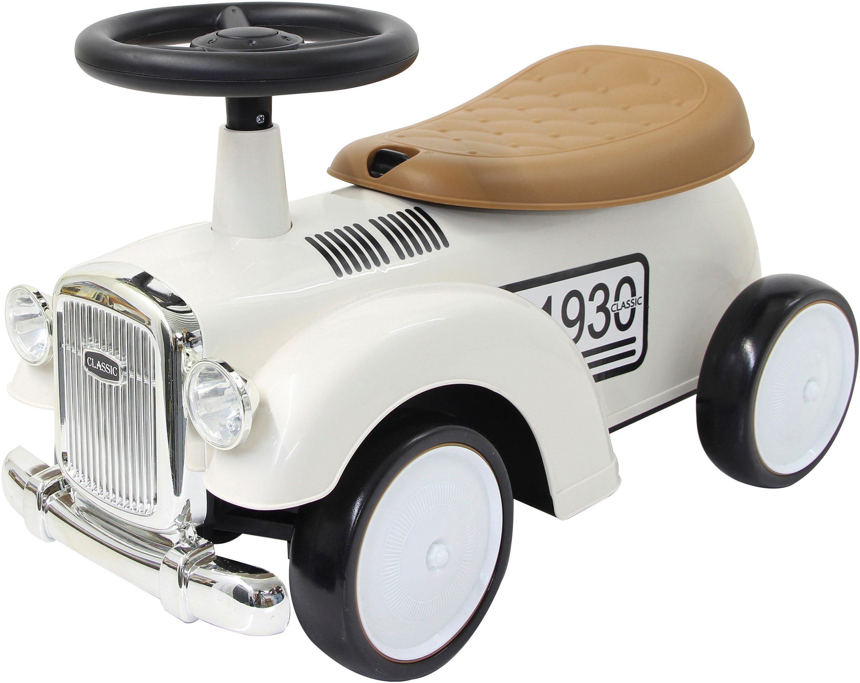 Rutscherauto Classic Car weiß