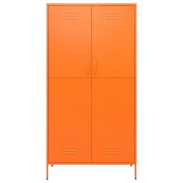 furnicato Kleiderschrank Orange 90x50x180 cm Stahl (1-St)
