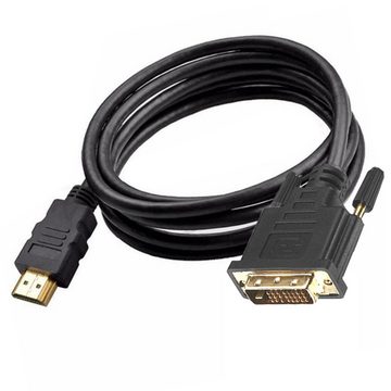 Bolwins M43 180cm Adapter Kabel Displayport auf DVI 24+1 für Laptop PC Monitor Video-Kabel, (180 cm)