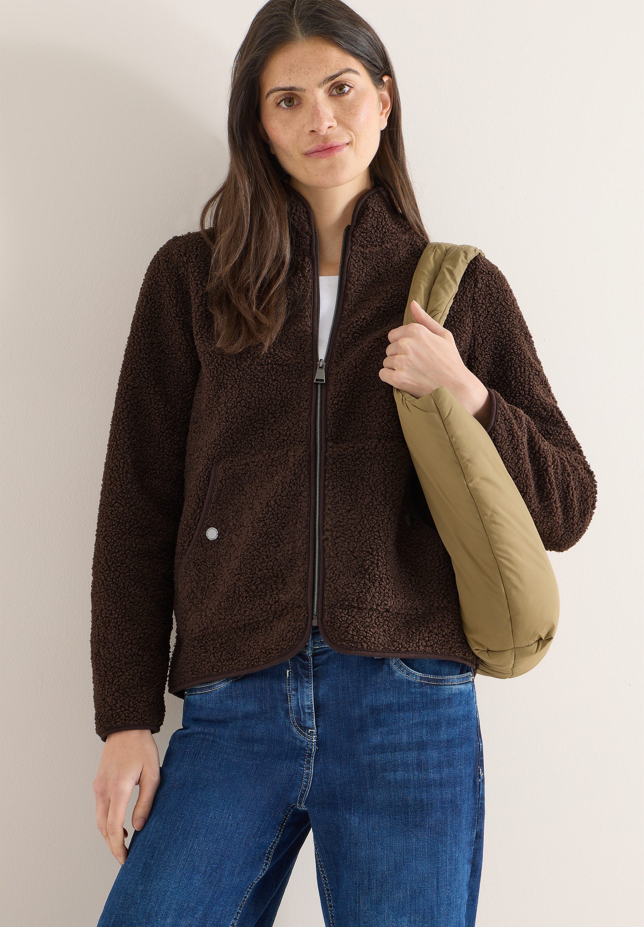 CECIL Sweatjacke mit Stehkragen günstig online kaufen