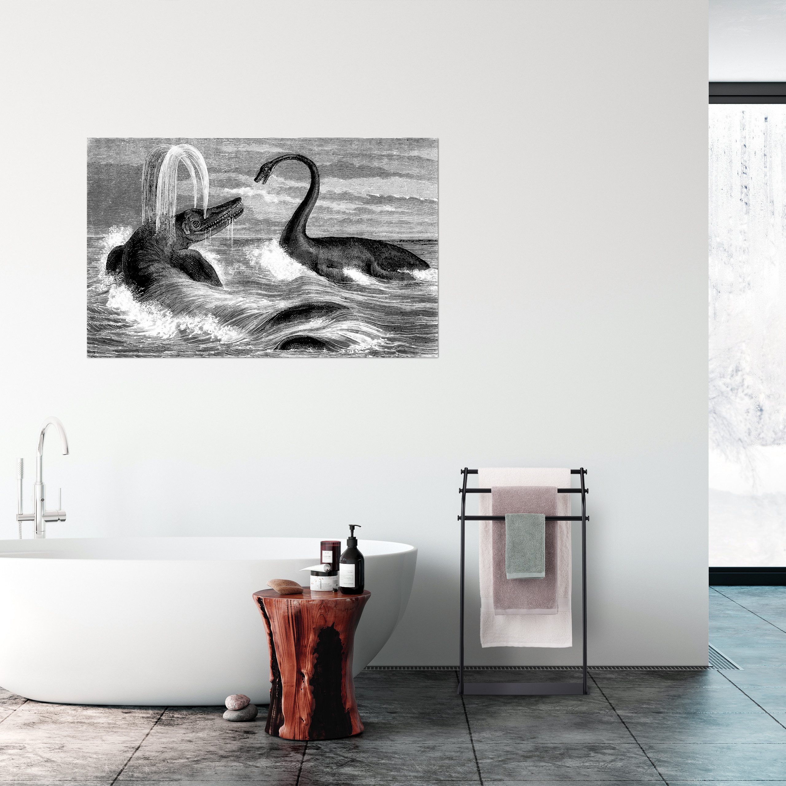 relaxdays Handtuchständer 3-armiger Handtuchständer in Schwarz günstig online kaufen