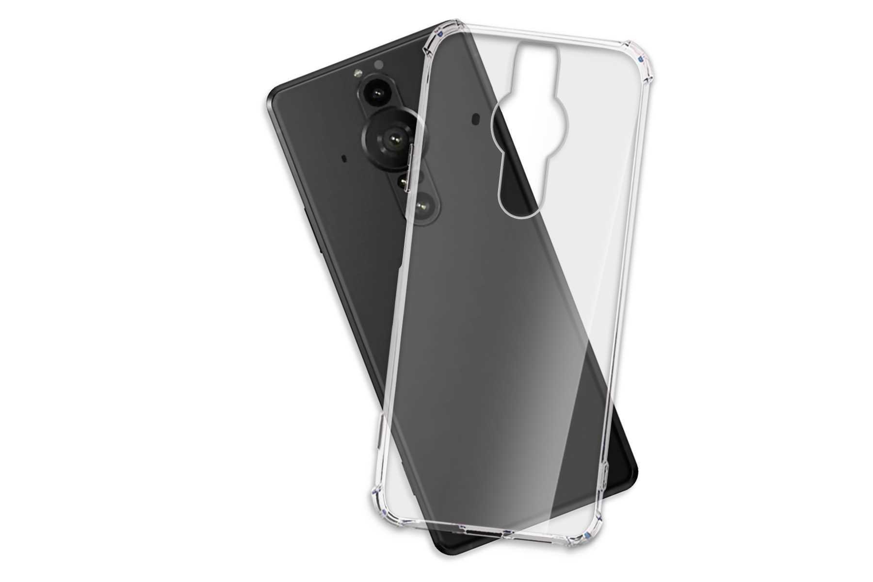mtb more energy Smartphone-Hülle Clear Armor Case für Sony Xperia PRO-I, Transparente TPU Schutzhülle Case Backcover mit Anti-Shock Verstärkung