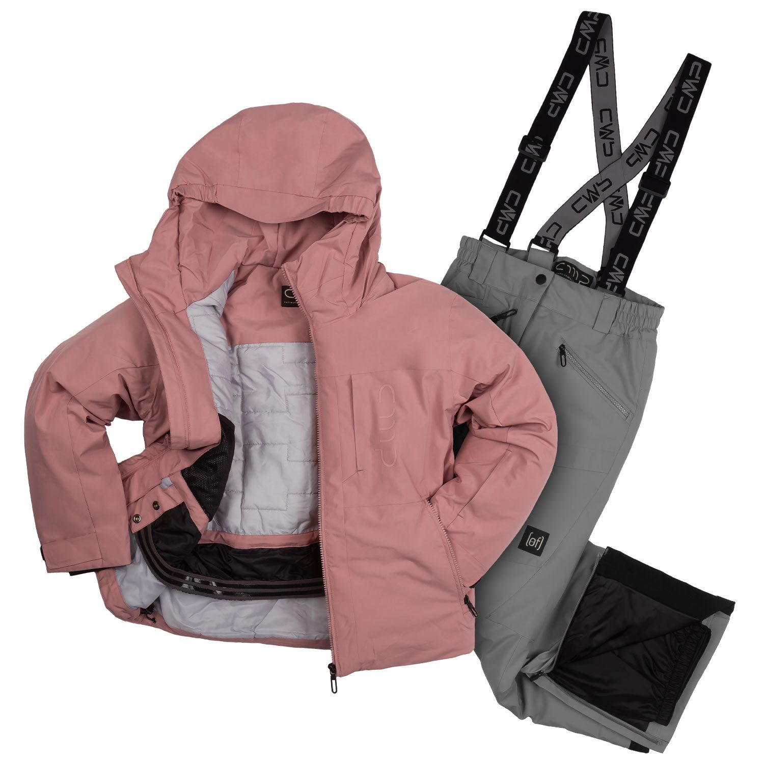 CMP Skianzug Mädchen Skijacke + Skihose, wasserdicht - winddicht - atmungsaktiv - mit Schneefang