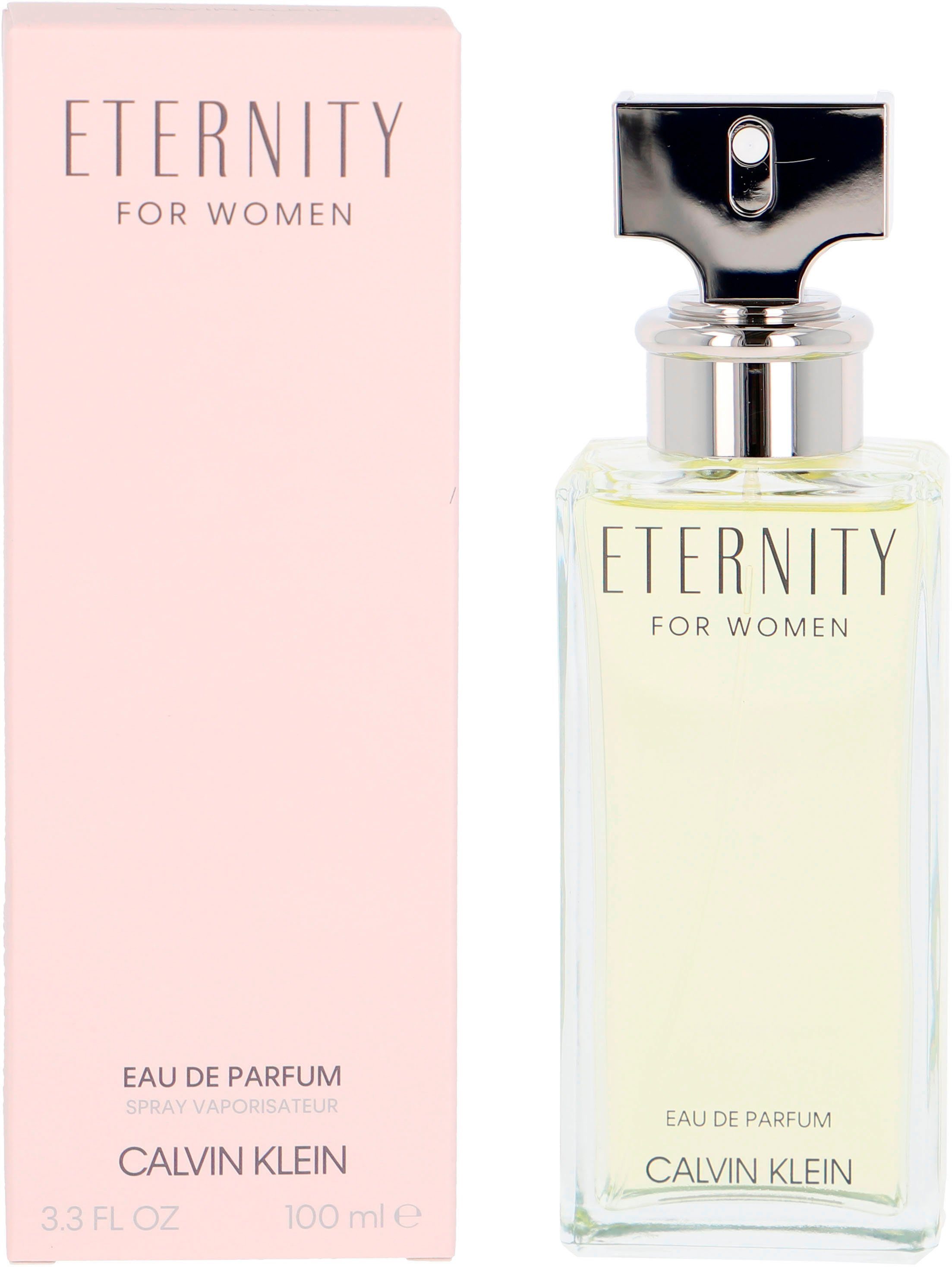 Calvin Klein Eau de Parfum ETERNITY, EDP, mit blumig würziger Note