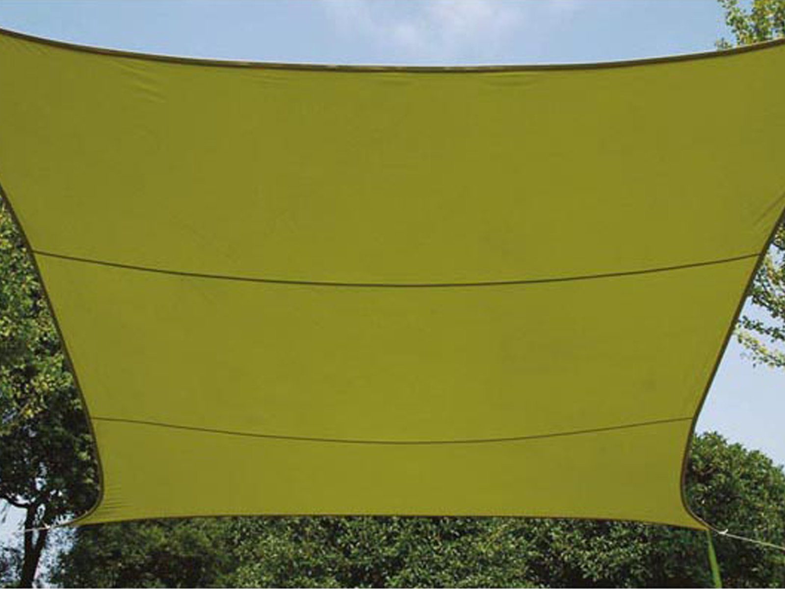 PEREL Sonnensegel, quadratisch 3,6 - 5x5m günstig online kaufen